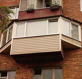 Вынос и расширение балкона 